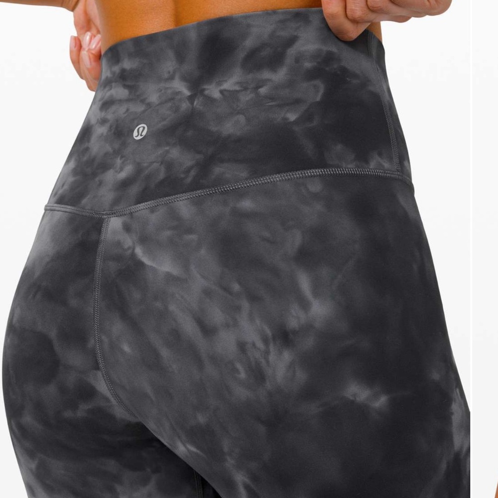 Lululemon Align Short Diamond Dye Pitch Grey Graphite Grey 8” - Picture 1 of 8